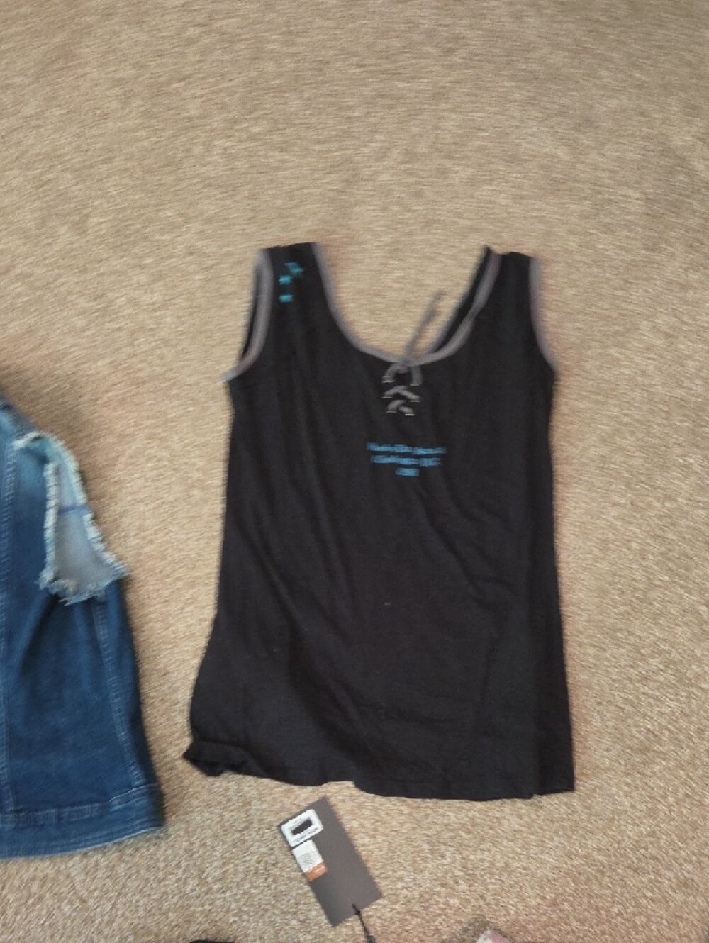 Harley-Davidson Black Graphic Tee and Mixed Tops Assortment - Picture 10 of 12